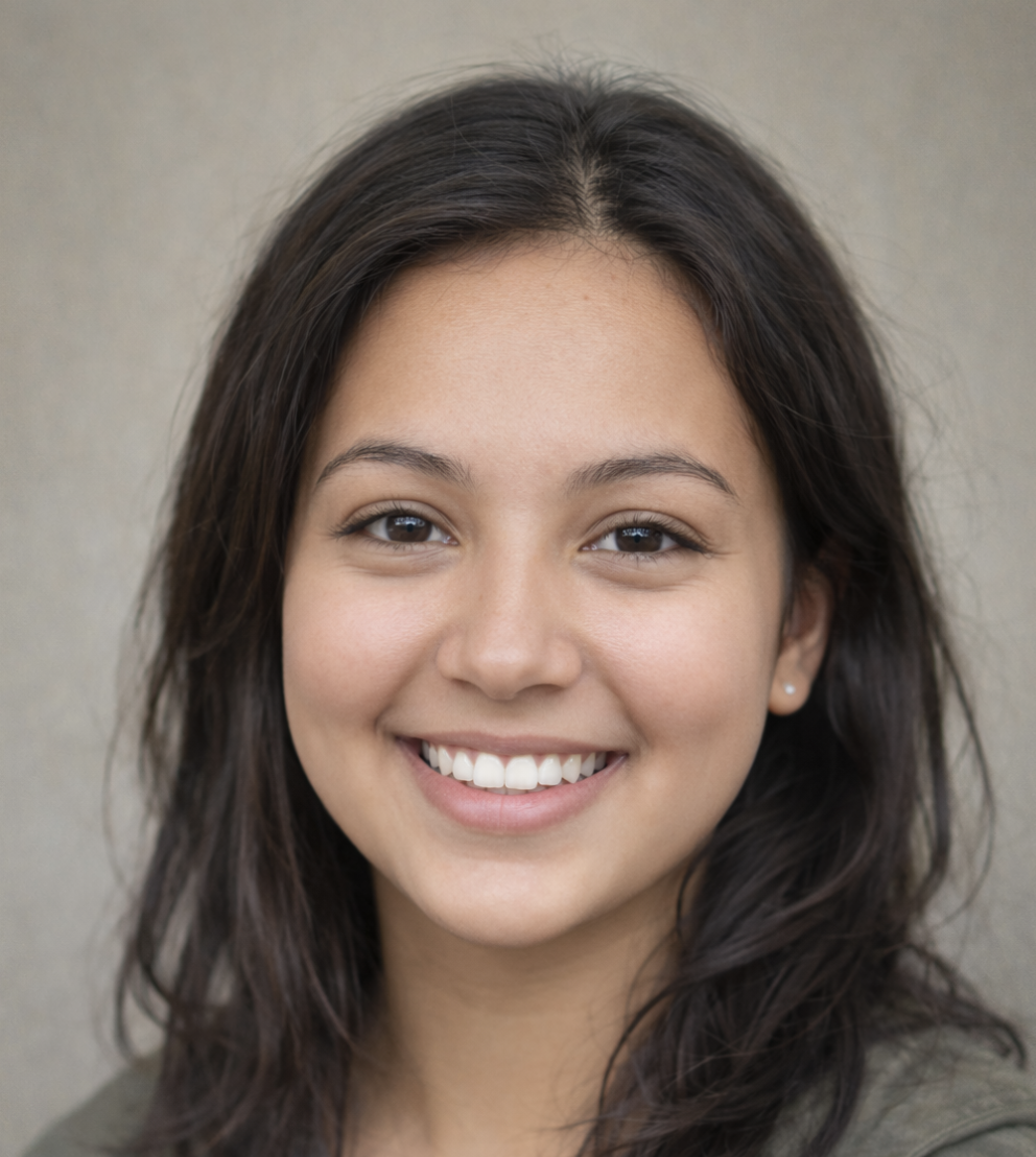 AI age progression showing baby as teenager with realistic transformation